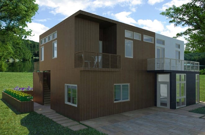 Modern House Design Materials exterior