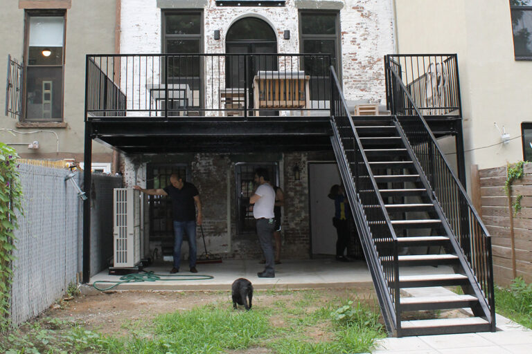 Townhouse Rear Deck in NYC