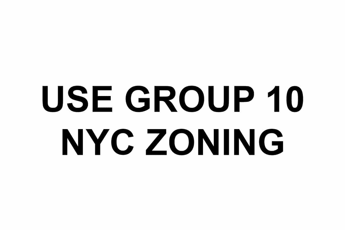 Large Retail Zoning NYC Use Group 10