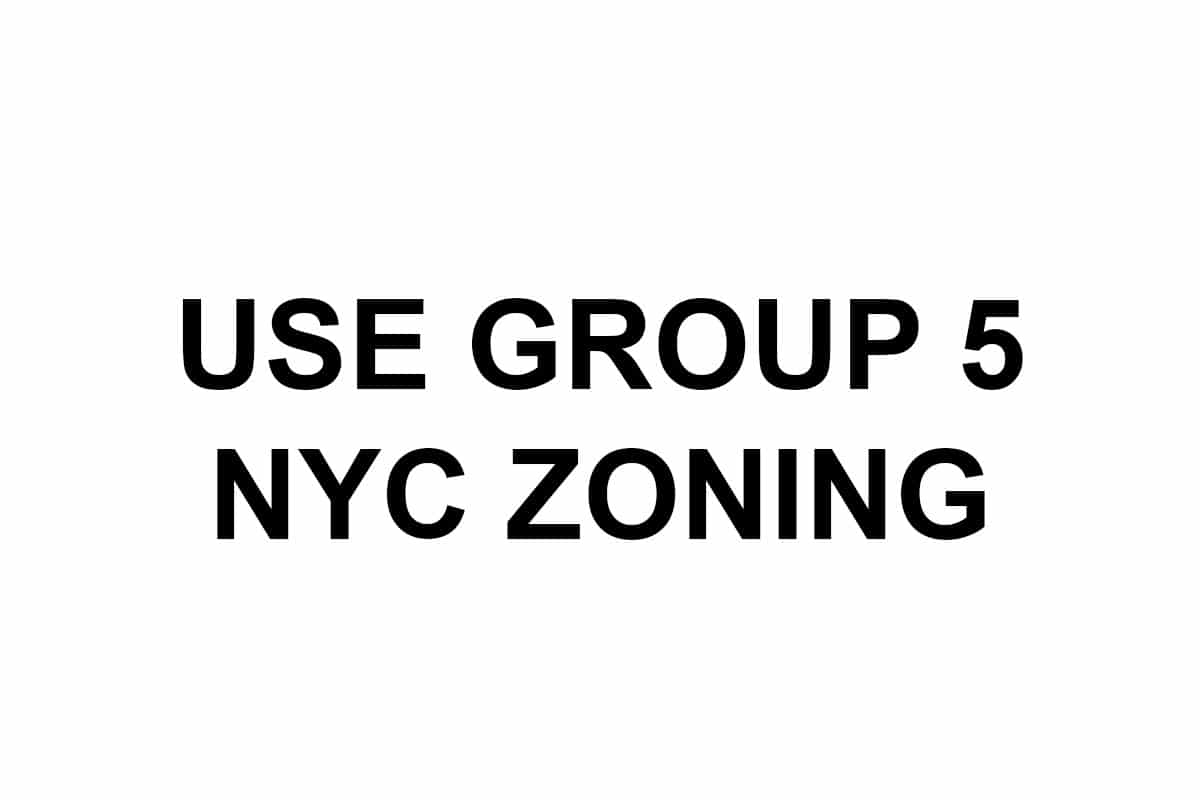 Hotel Zoning NYC Use Group 5 · Fontan Architecture