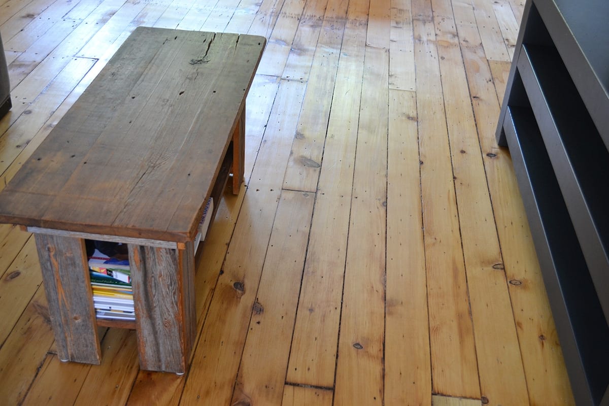 Refinished Wood Floors with