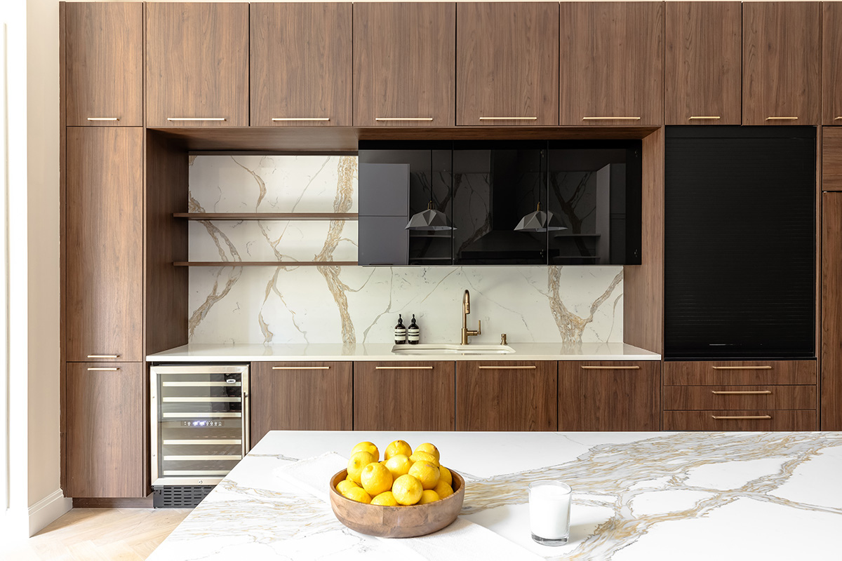 Kitchen with Upper Cabinets