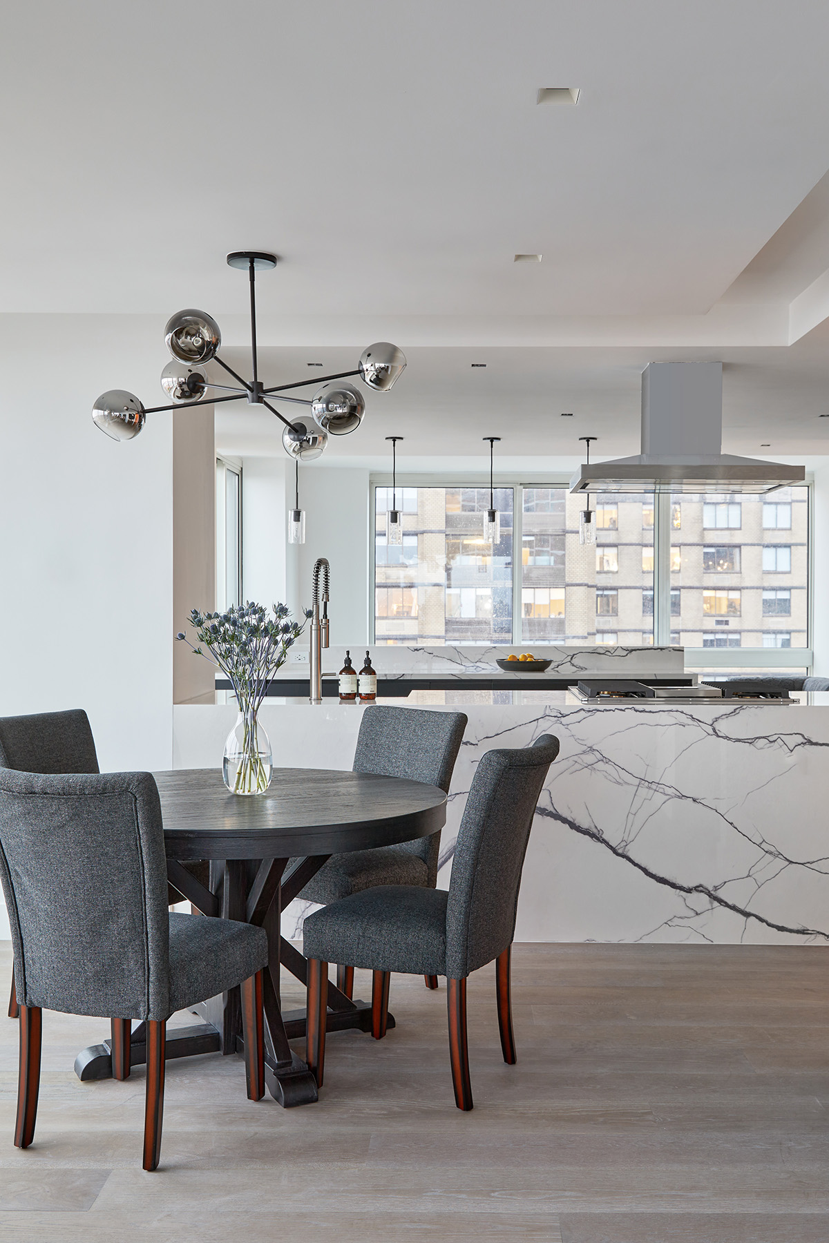 Porcelain Countertops in a Manhattan Kitchen