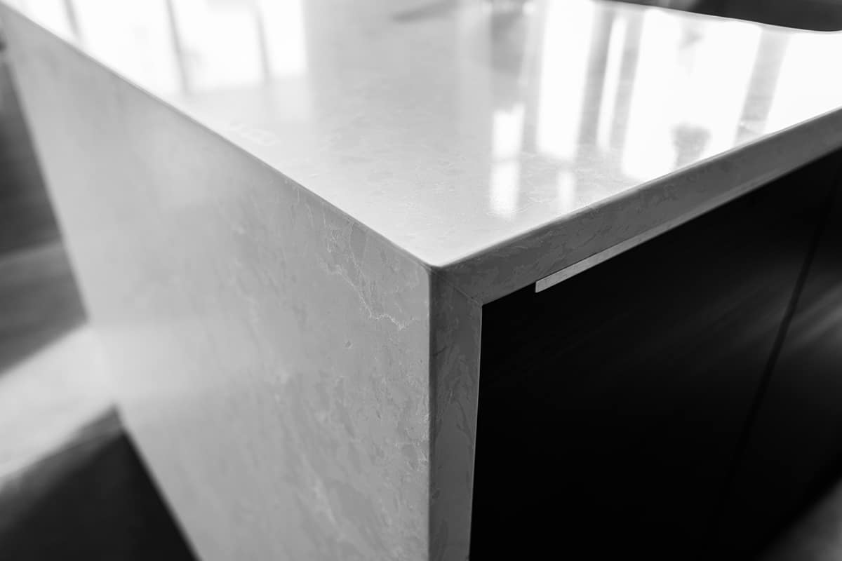 waterfall kitchen countertop
