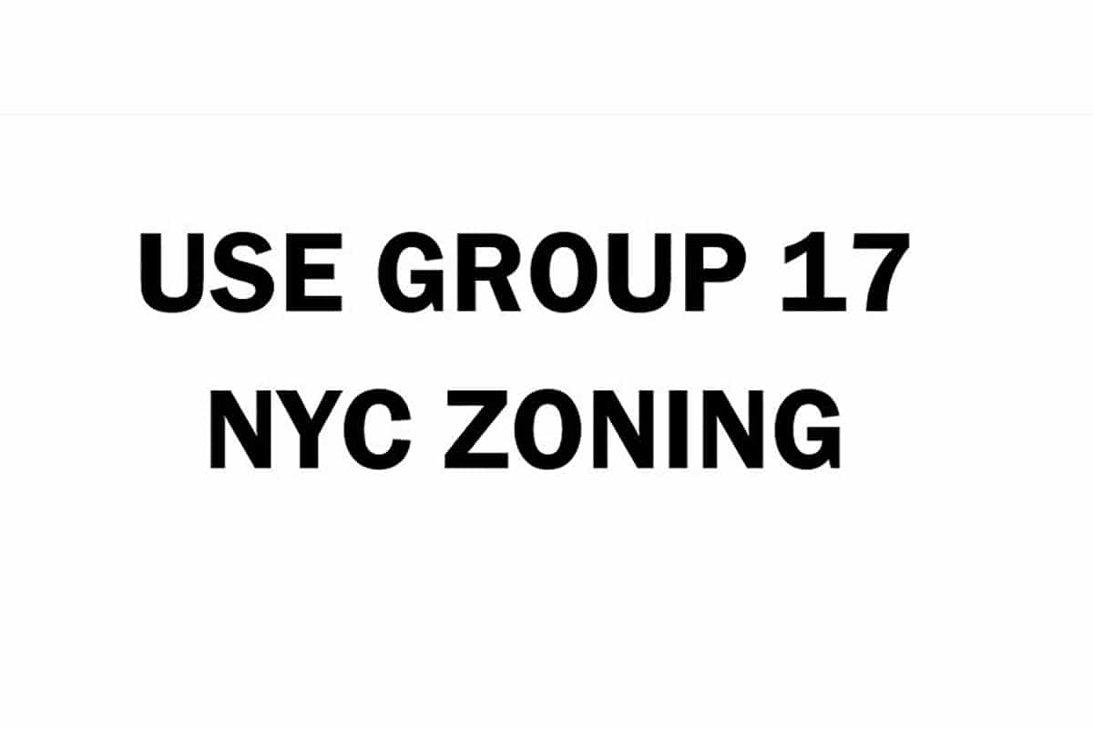 Use Group 17 NYC Zoning