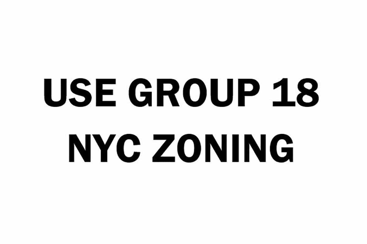 Use Group 18 NYC Zoning