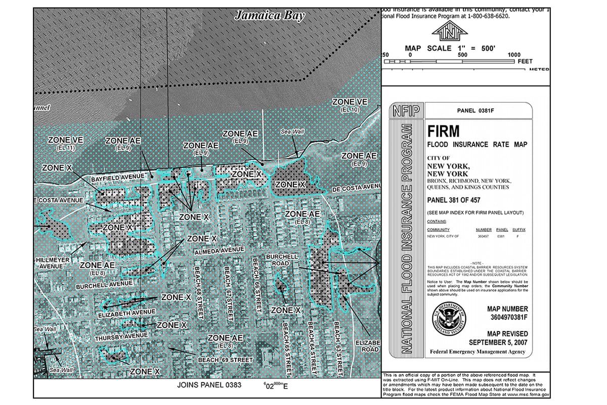 Flood Insurance Rate Map FIRM