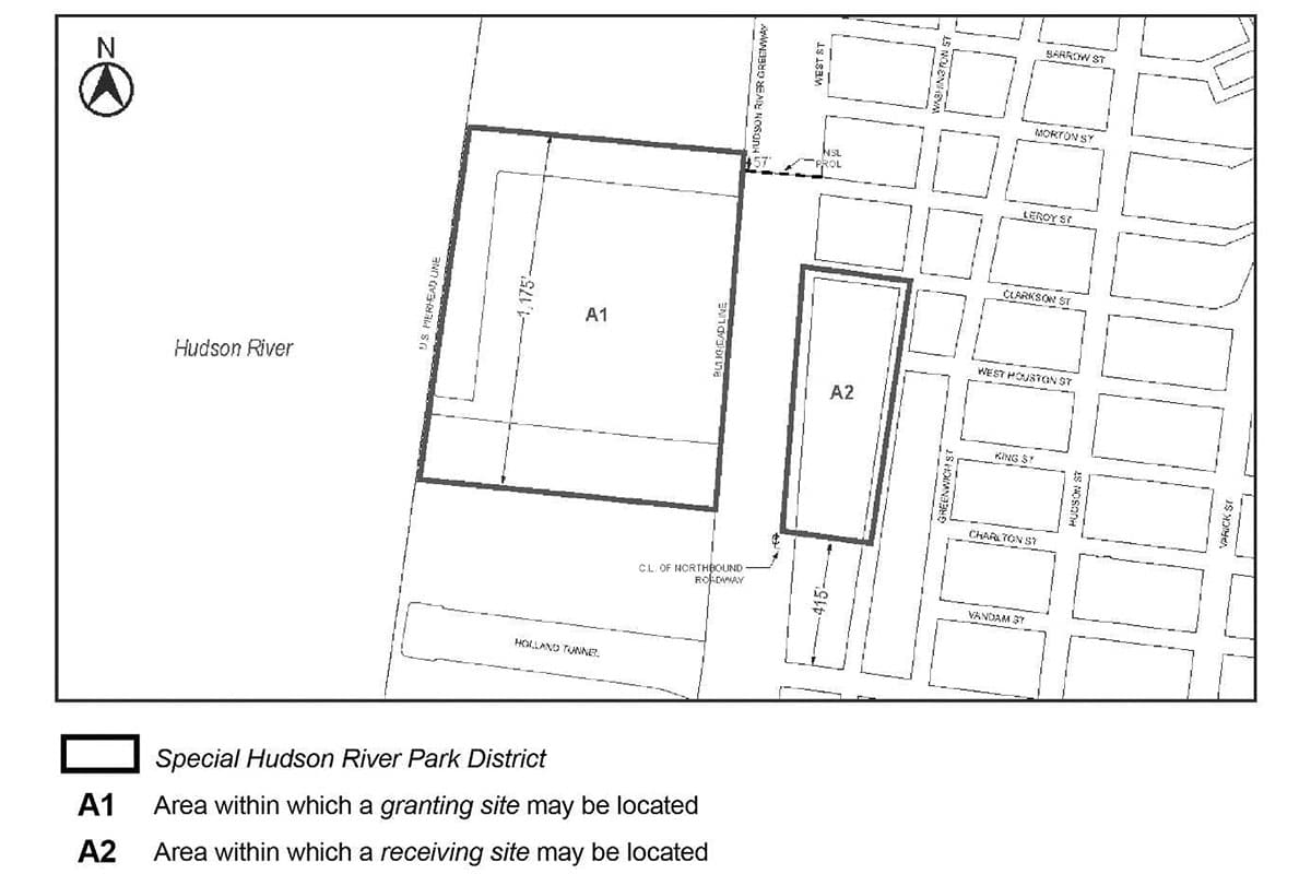 Special Hudson River Park District Zoning NYC