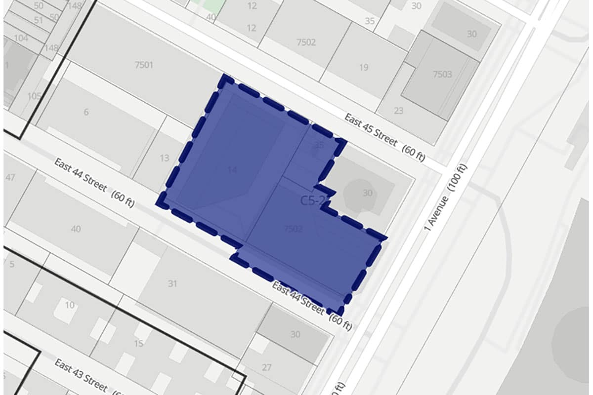 Special United Nations Development District NYC Zoning