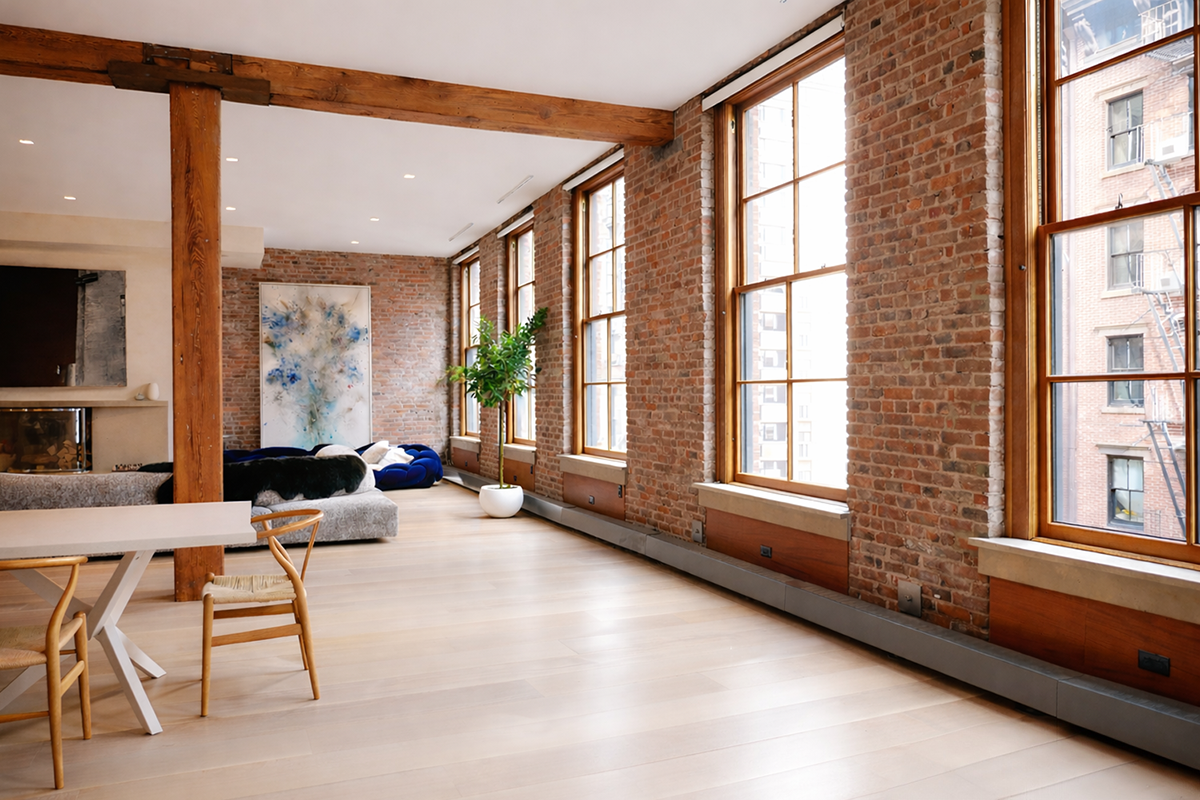 Exposed Brick Industrial Loft