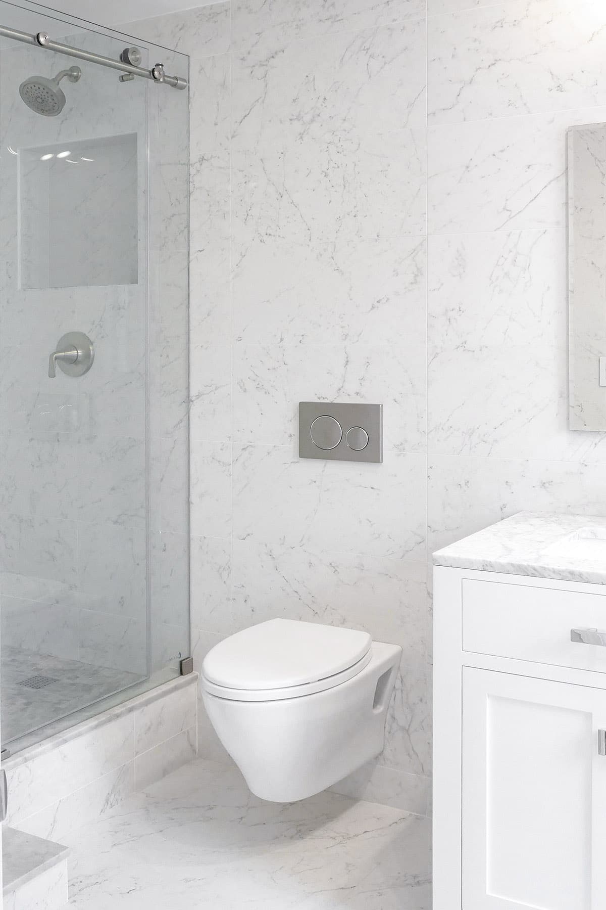 Monolithic Marble Bathroom Tile