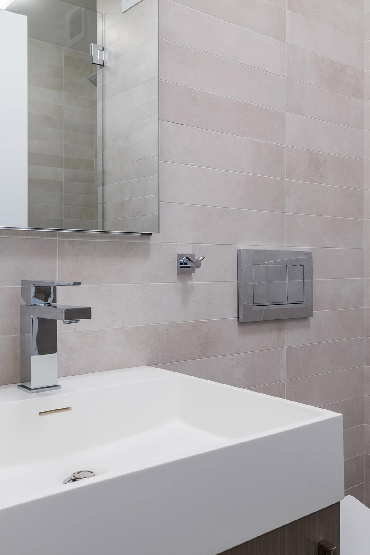 Square Bathroom Faucet and Sink