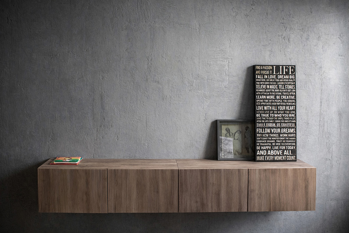 Modern Wall Mounted Credenza Living Room Decor