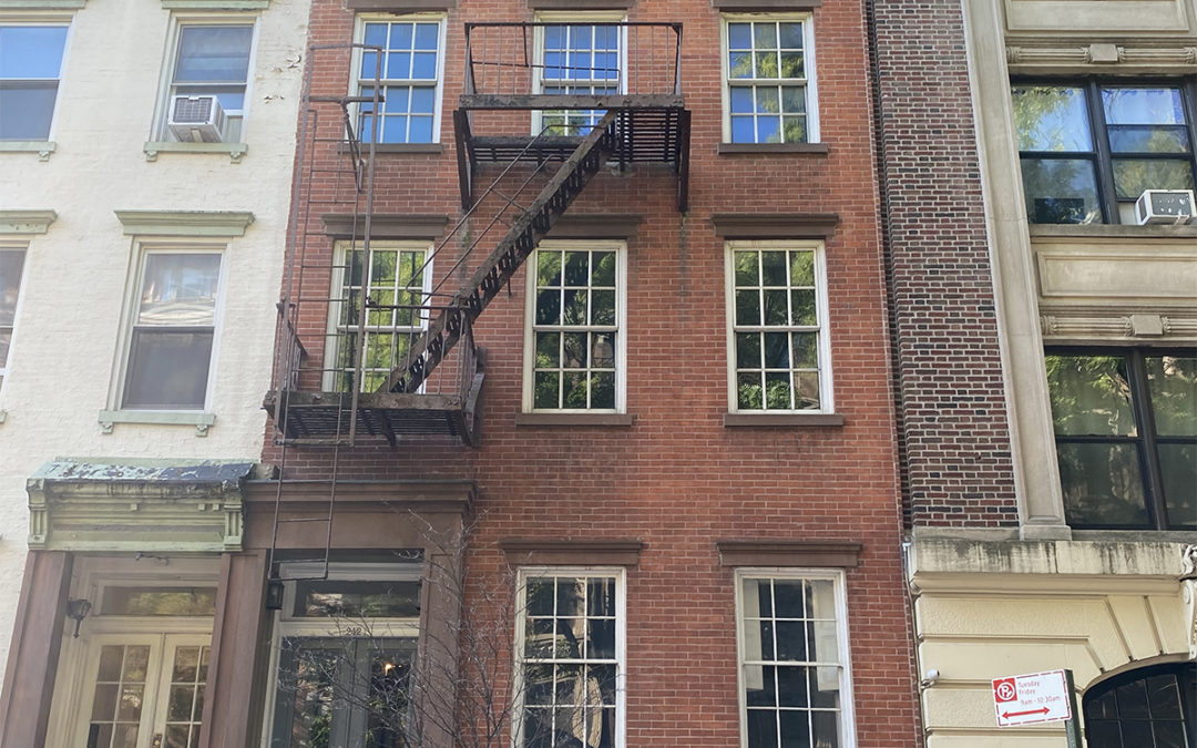 Remove A Fire Escape on a Landmark Townhouse