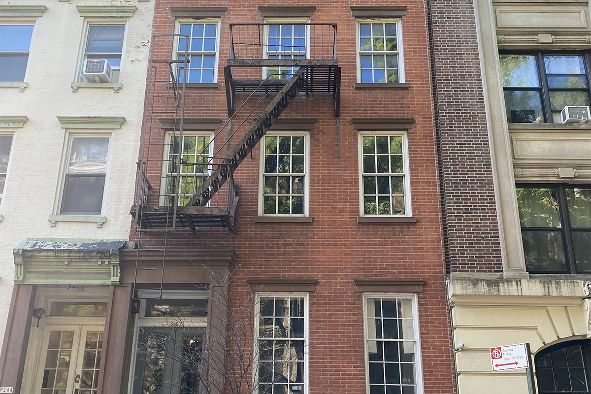 Remove A Fire Escape on a Landmark Townhouse · Fontan Architecture