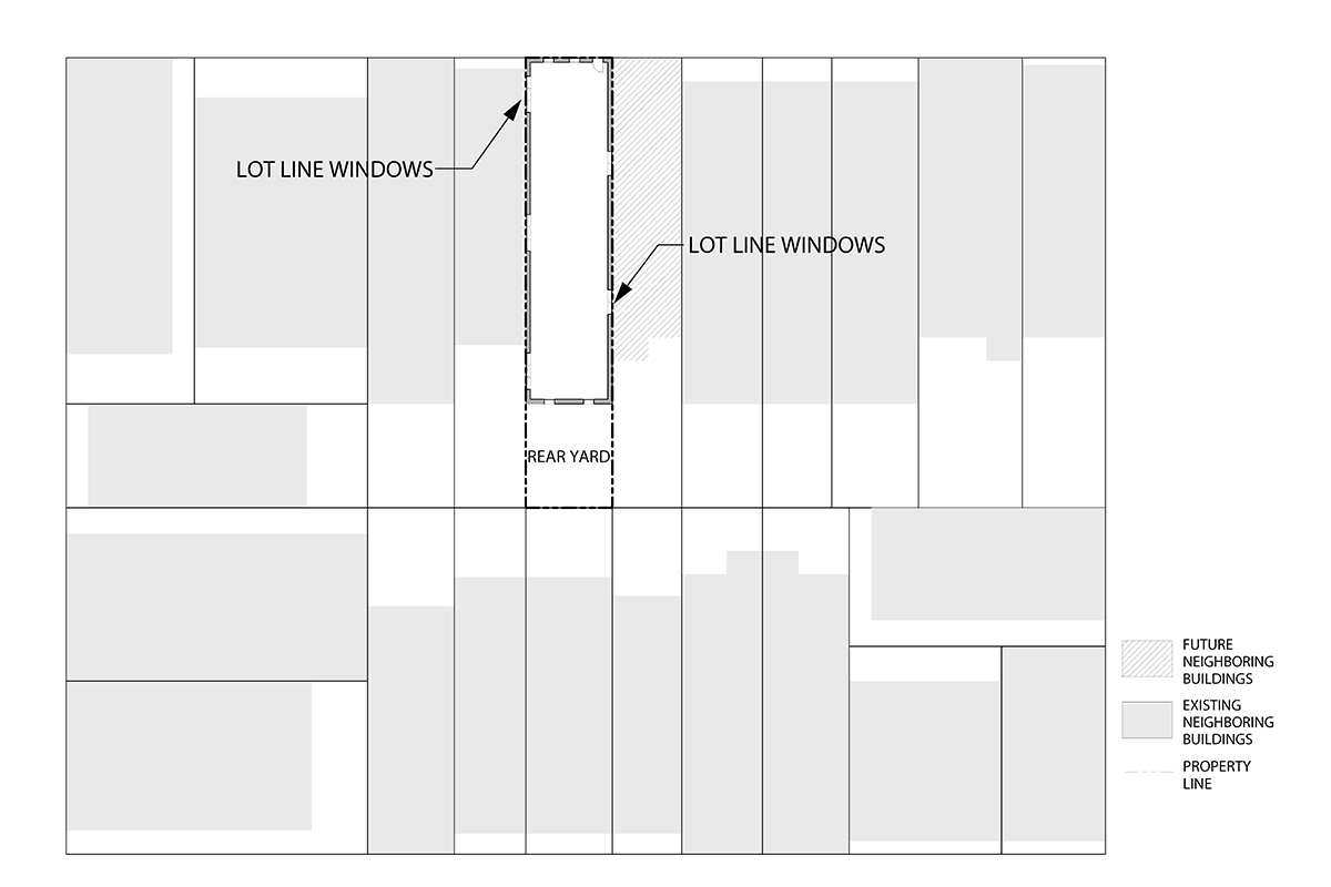 Lot Line Window