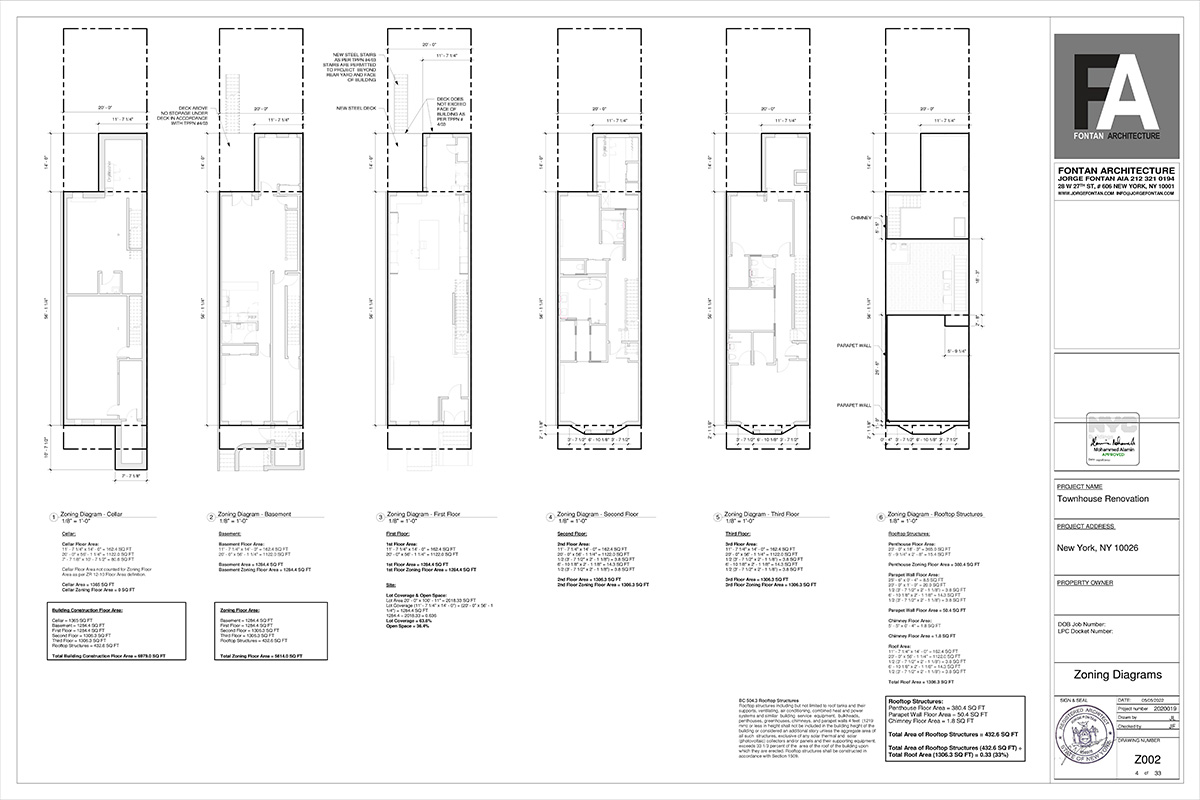 Example Architectural Plan from Approved Alt CO