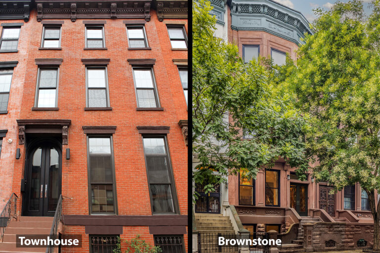 Difference Between a Townhouse and Brownstone