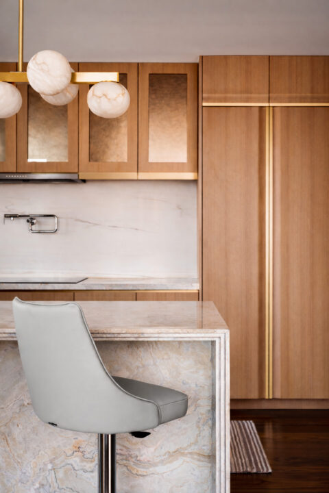 Can You Use a Marble Slab as a Backsplash? · Fontan Architecture - Luxury High-End Apartment Renovation Certifications