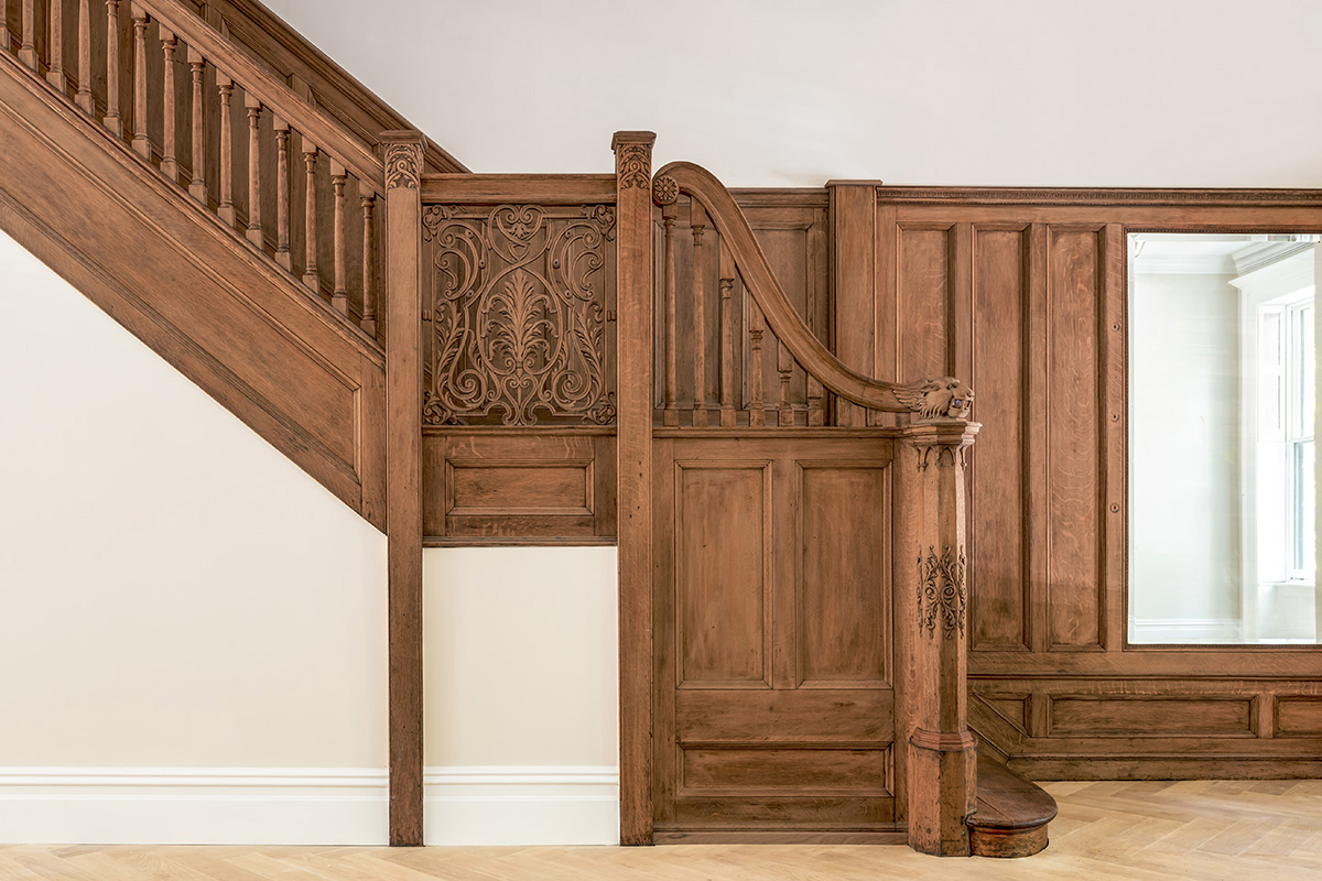 Restored Stair and Banister in a Brownstone