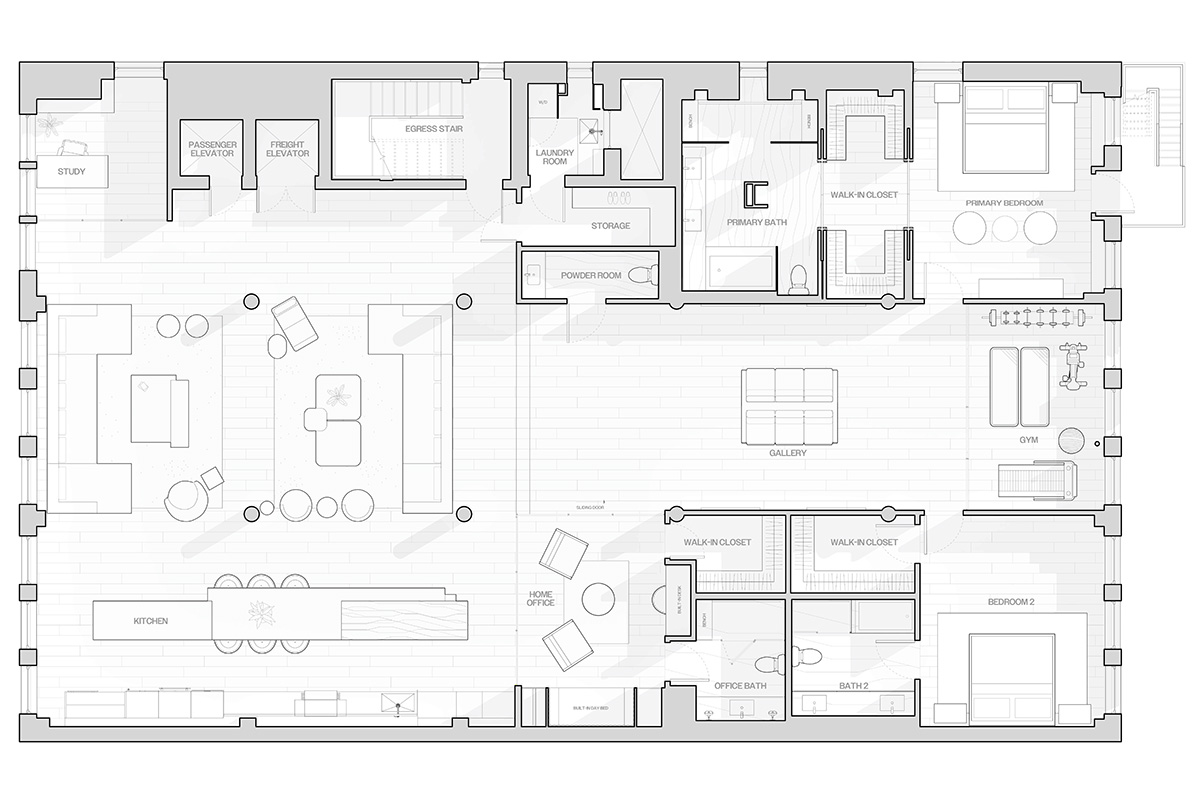 Combined Apartments Plan
