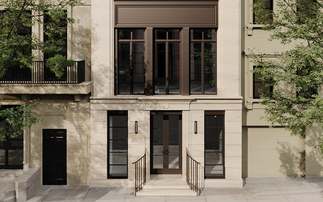 New Limestone Facade on an UES Townhouse
