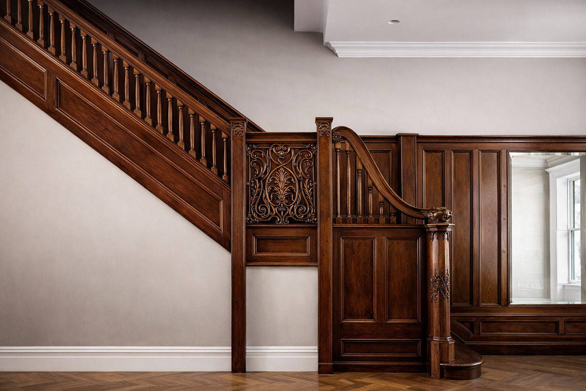 Brownstone Staircase