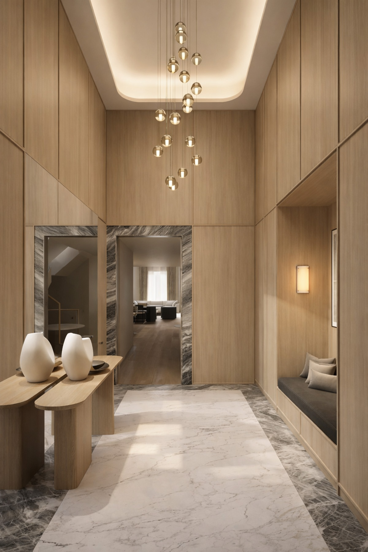 Foyer Design in a Luxury Townhouse