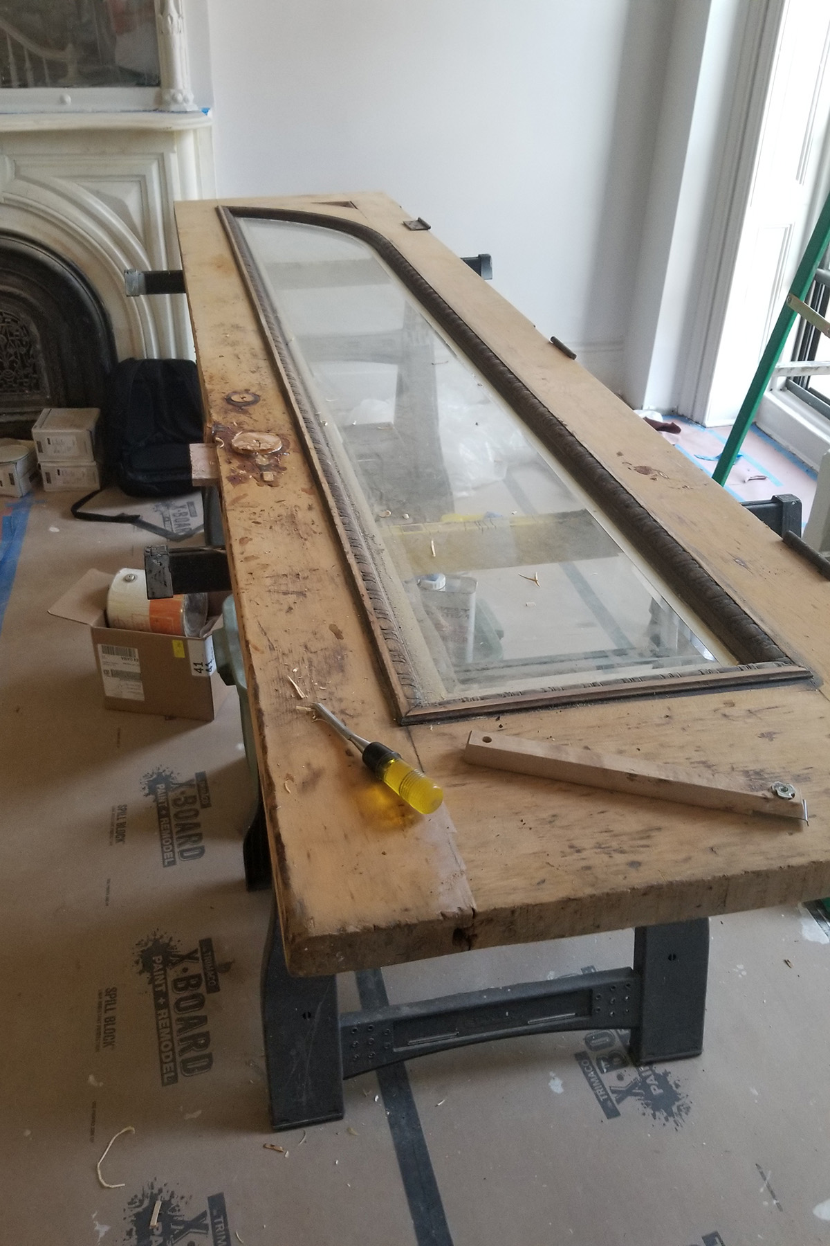 Front Door Restoration Brooklyn Townhouse