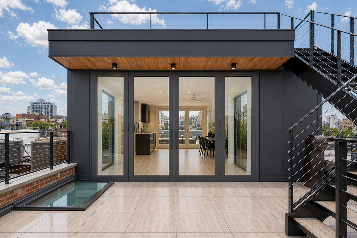 Maximizing a Rooftop Addition on a Landmark Brownstone in Manhattan