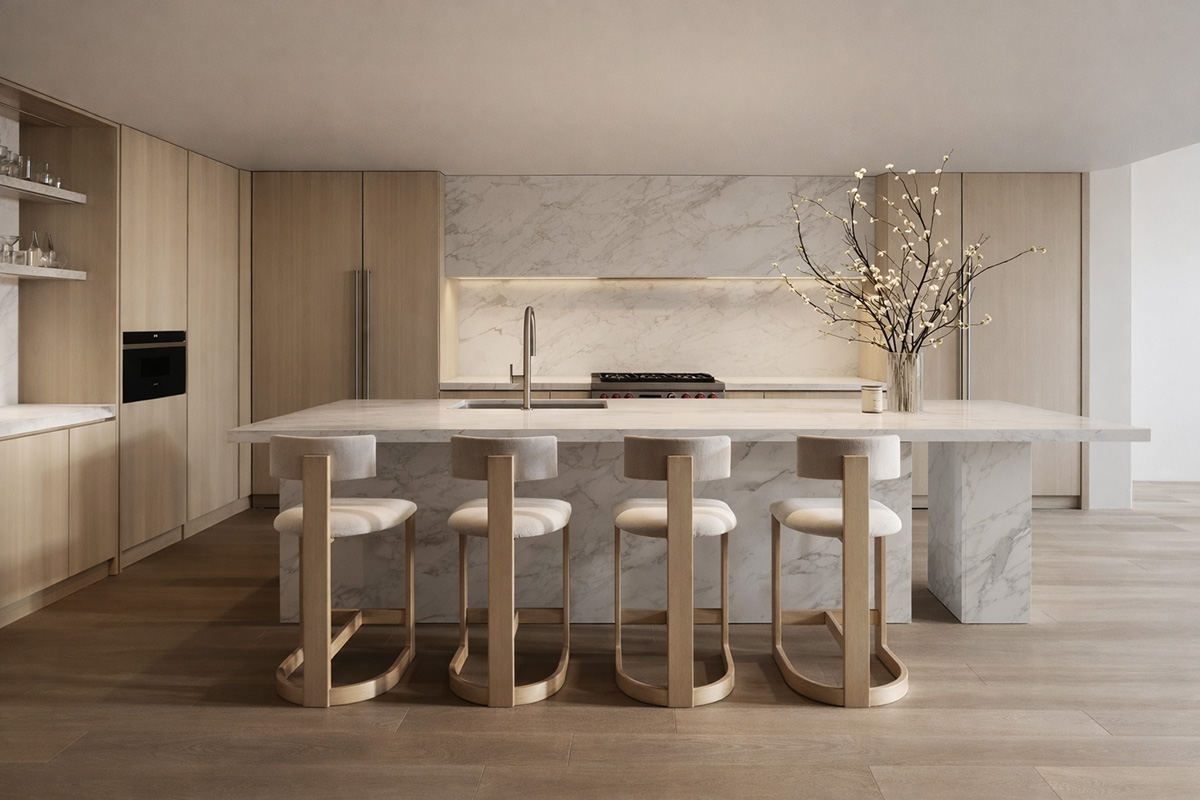 Modern Townhouse Kitchen Design