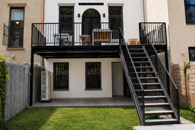 Rear Deck on Brooklyn Townhouse