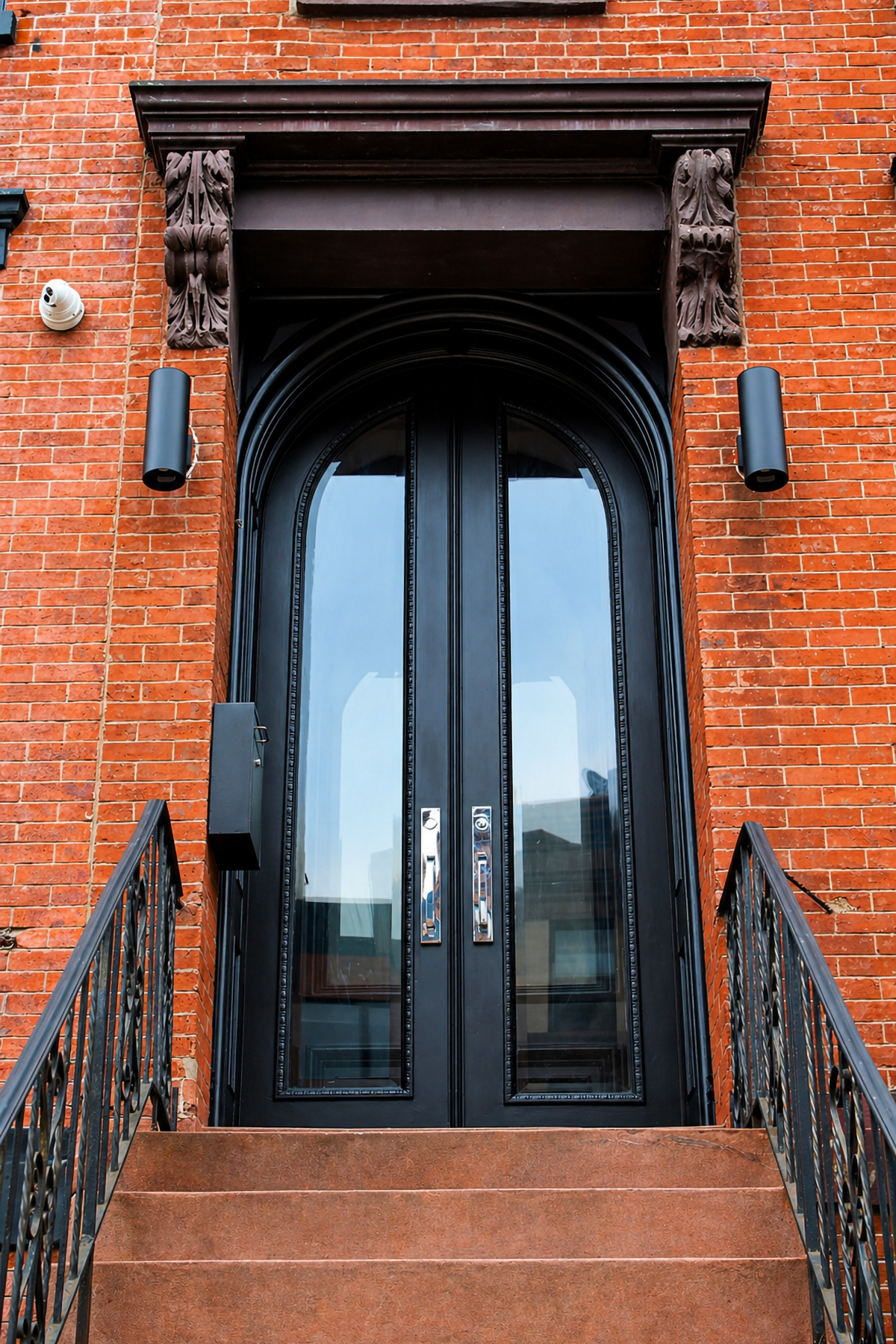 Refinished Front Door Bed-Stuy Townhouse