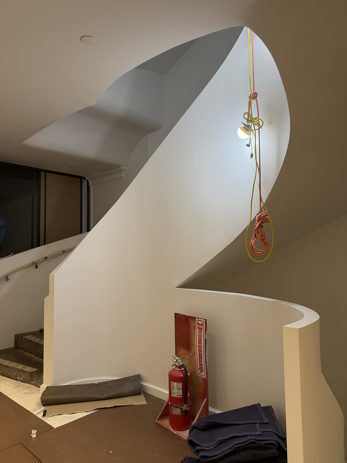 Upper East Side Townhouse Curved Stair