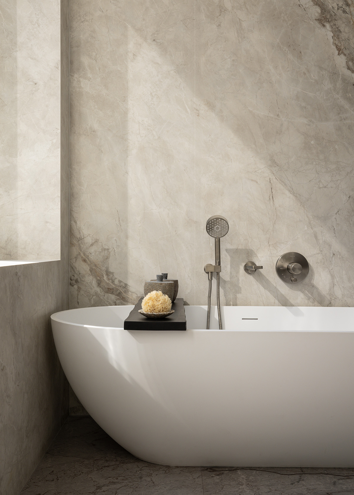 Bathroom In a Luxury Tribeca Apartment Design