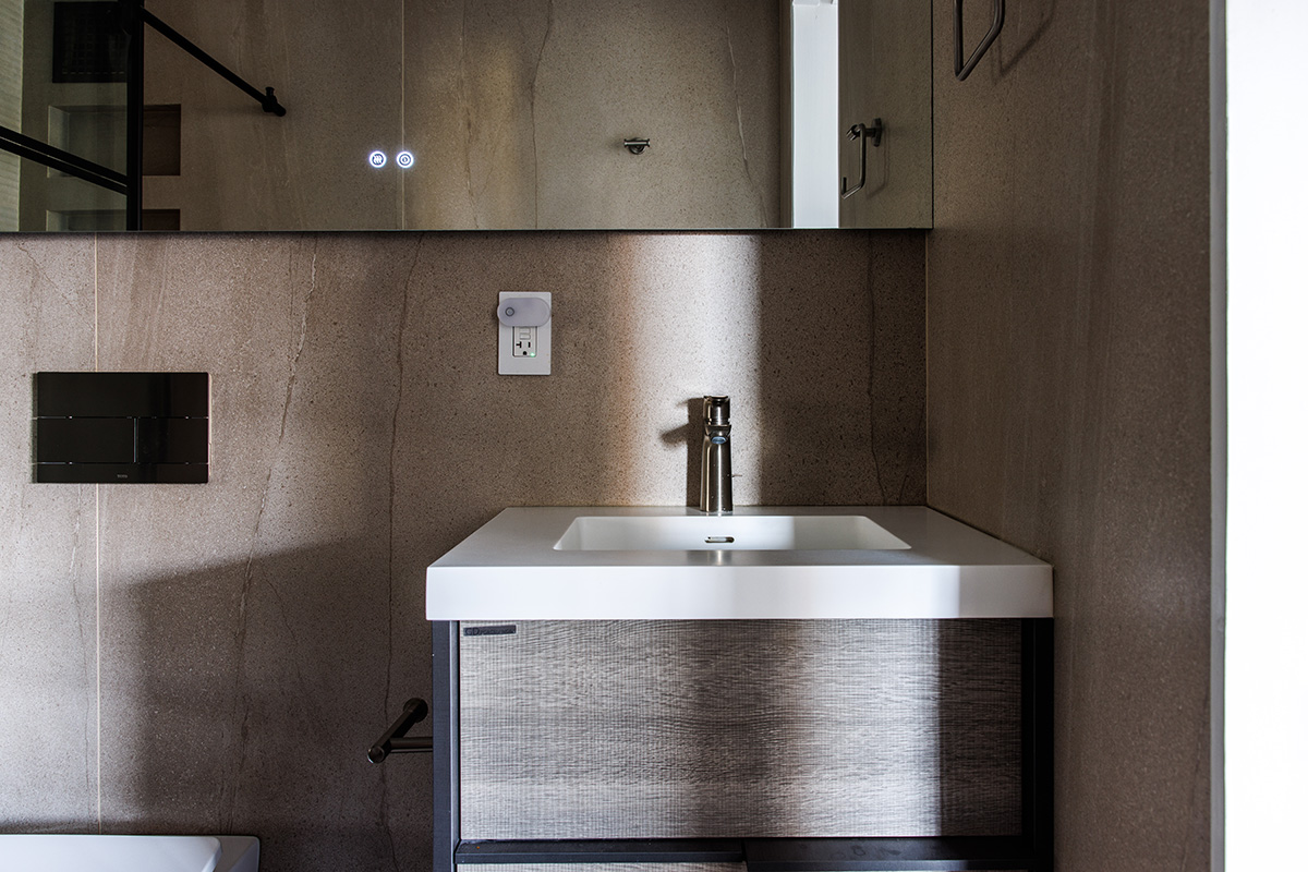 Bathroom from Upper West Side Post War renovation