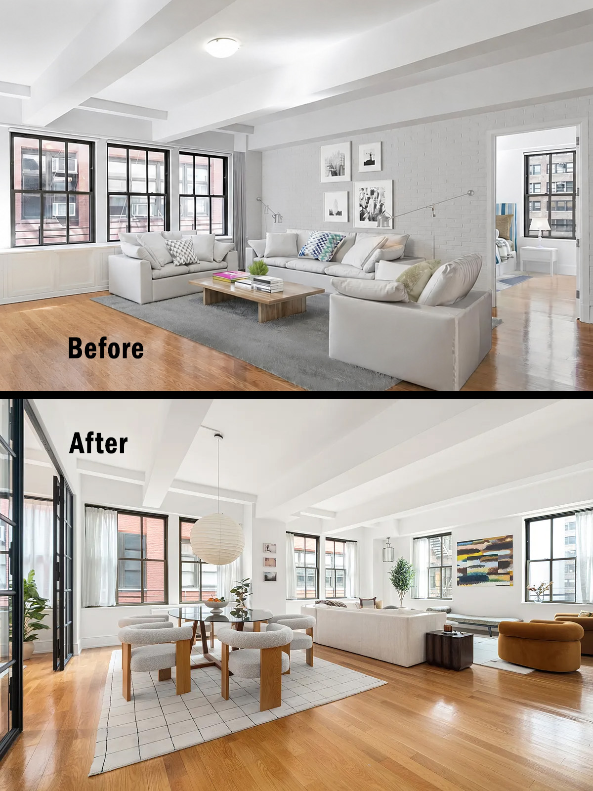 Chelsea Loft Before and After