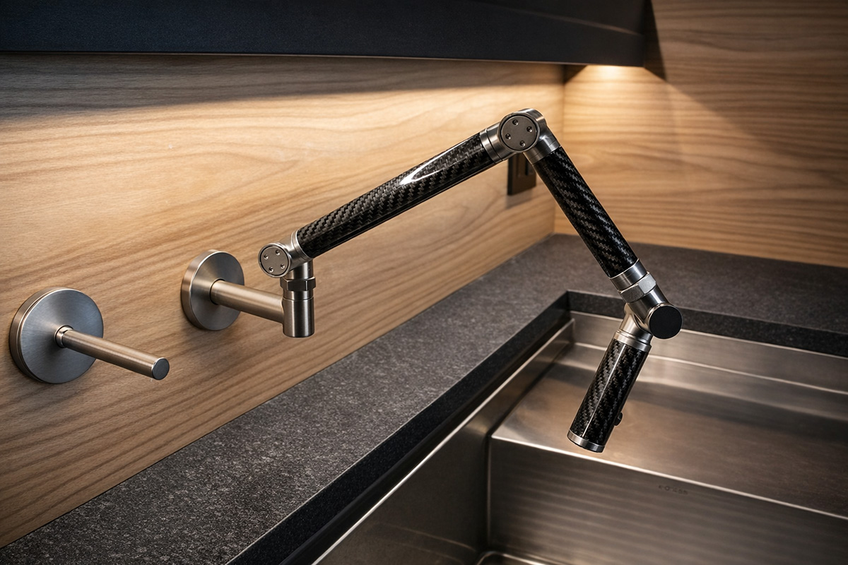 Industrial Articulating Faucet