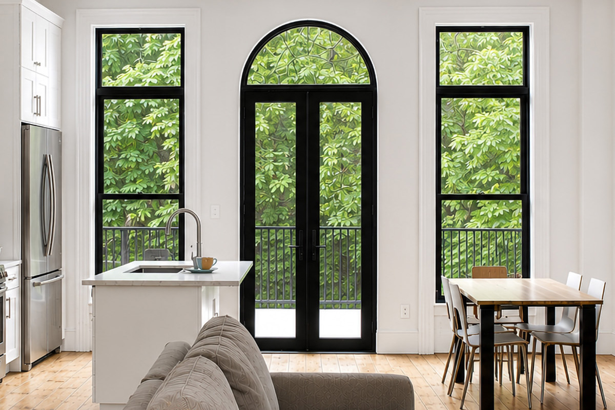 Open Parlor Floor in a Brooklyn Townhouse
