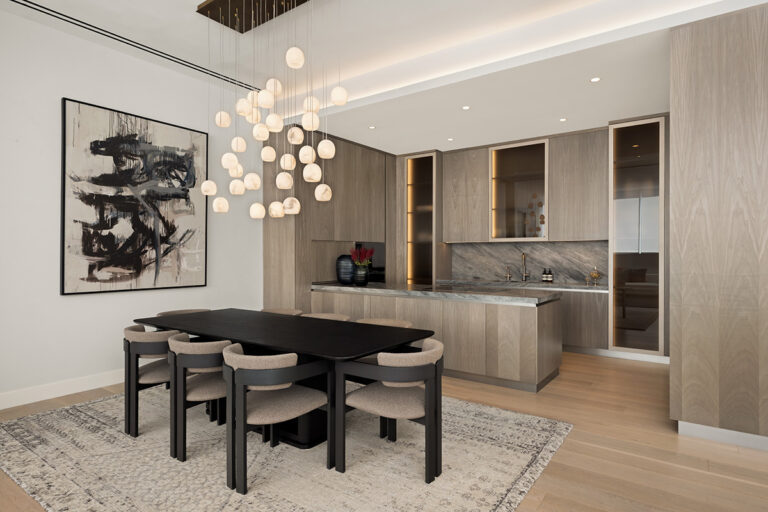 Warm Modern Kitchen Interior Design